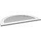 Ekena Millwork Round Top Surface Mount PVC Gable Vent: Non-Functional, w/ 3-1/2"W x 1"P Standard Frame, 40"W x 24"H GVPRT40X2401SN - alternate 4